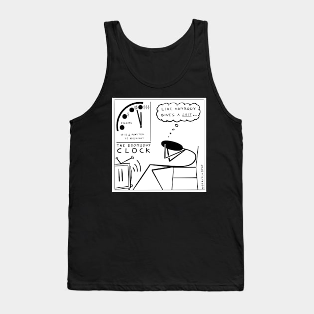 The Doomsday Clock Tank Top by scritchbeat